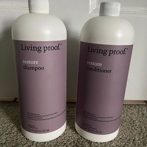 Brand new Living Proof Restore shampoo and conditioner